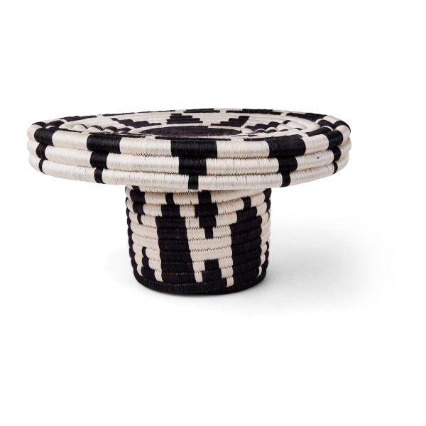 6  Tall Pedestal - Bold Black & White For Discount - Image 2